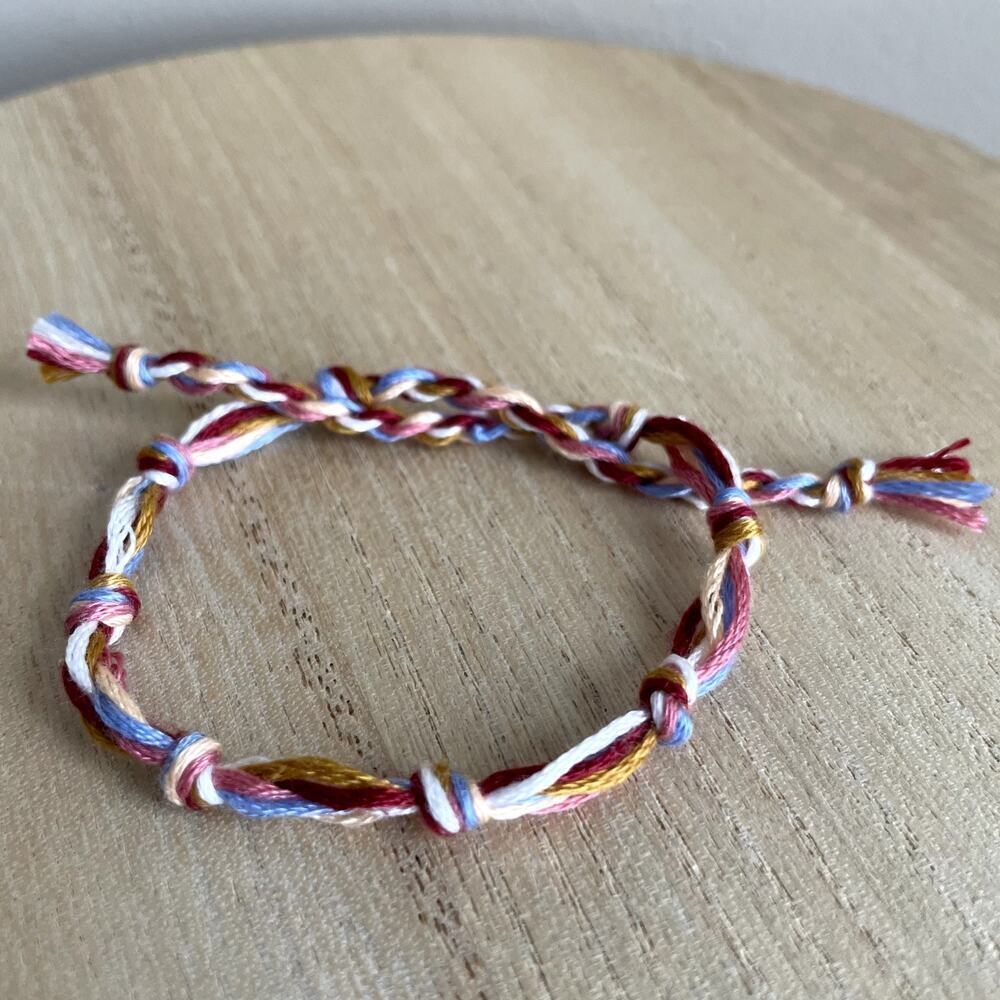Isabelle Bracelet anklet trendy comfortable tie embroidery thread woven gift